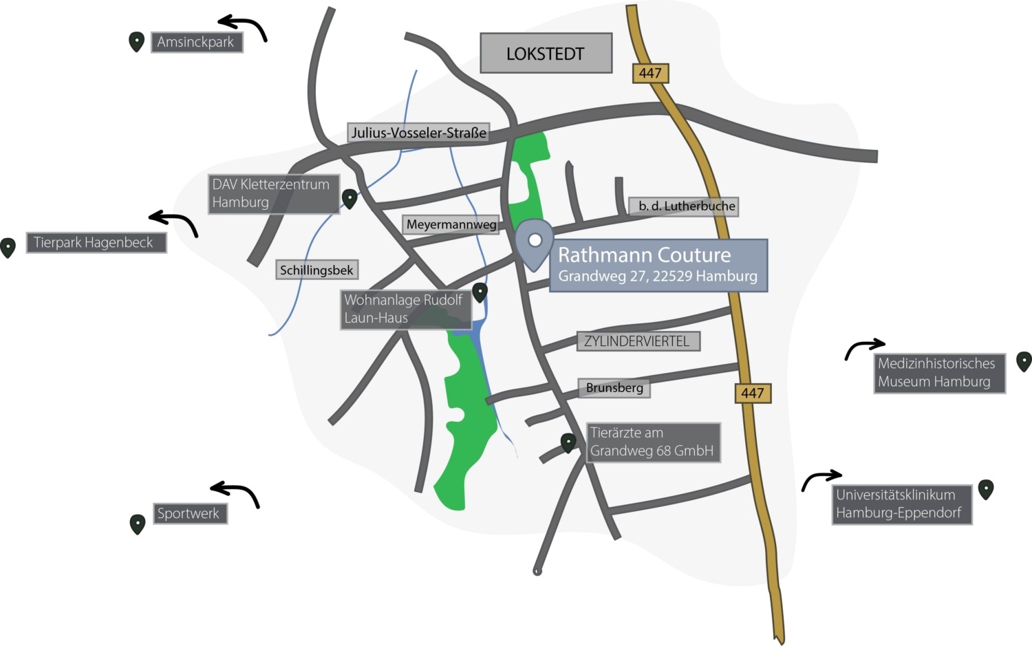 Standortkarte Rathmann Couture